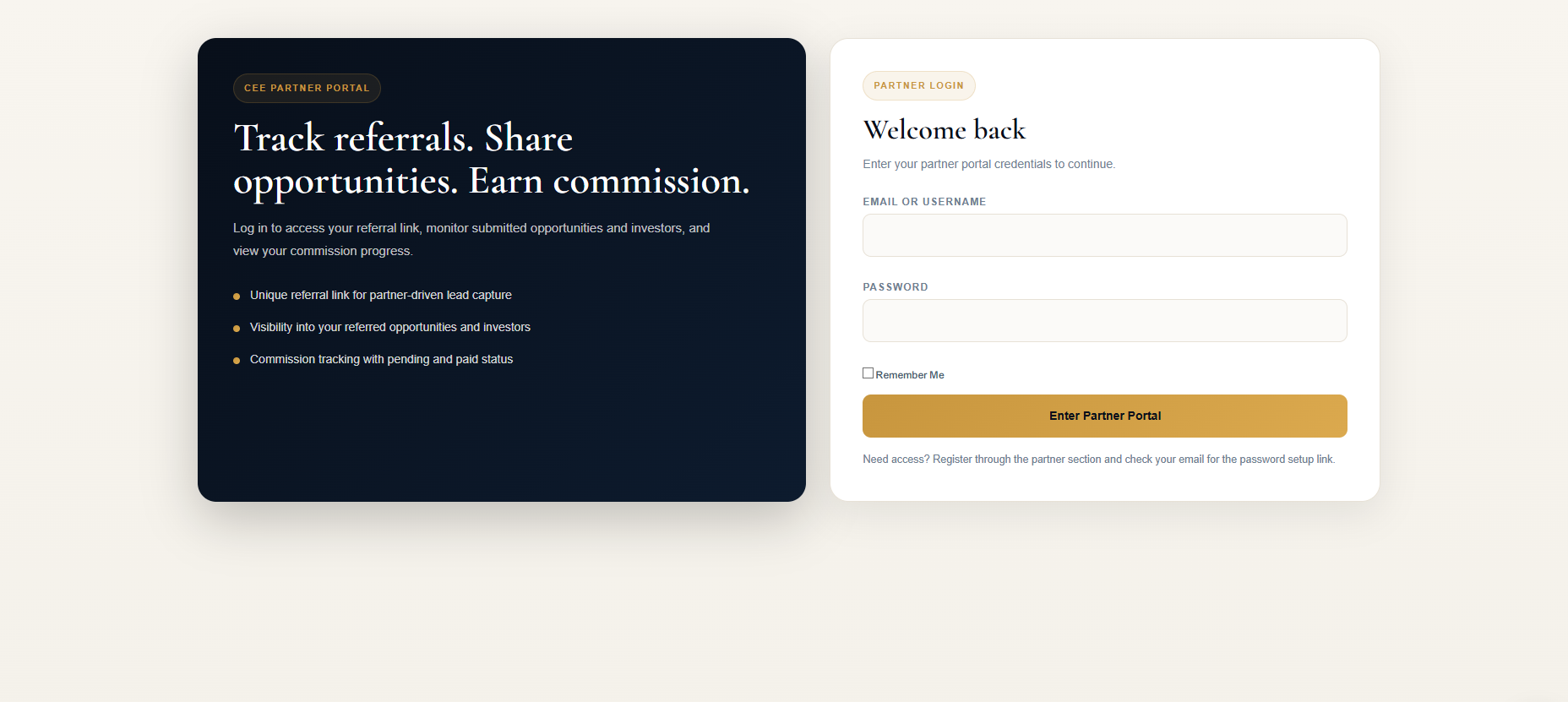 Ceylon Equity Exchange website screenshot 1