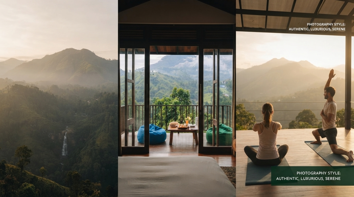Hillcrest Ella Resort & Spa branding application 2
