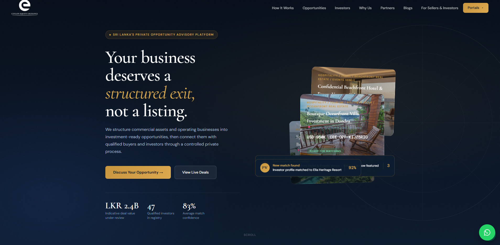 Ceylon Equity Exchange case study hero