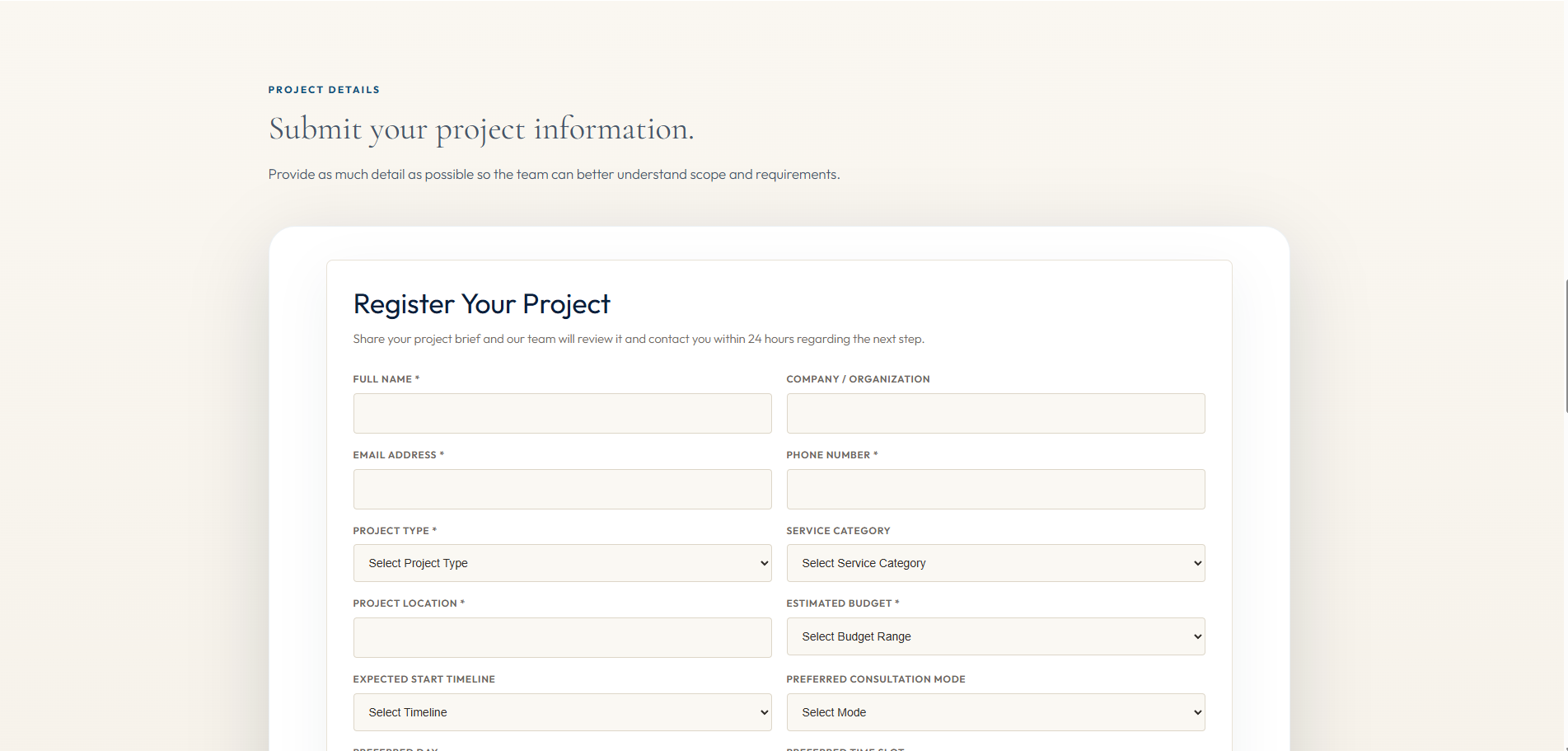 Ransavi Constructions (Pvt) Ltd website screenshot 6